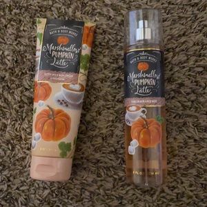 Marshmallow Pumpkin Latte body cream and mist